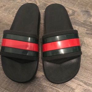 Men’s Web rubber slide sandals